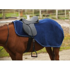 Bederní deka pro koně fleesová- barva modrá-velikost cob